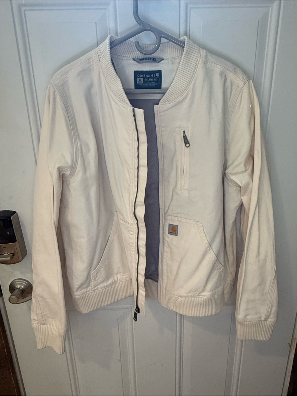 Carhartt Light Cream Bomber Jacket- Women’s Size XL